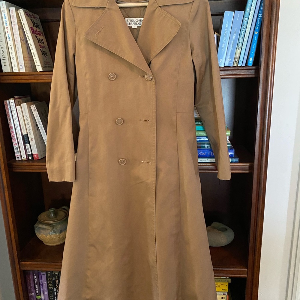 Vintage Carol Cohen BRAETAN Trench Coat